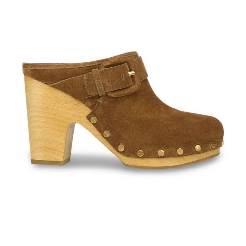 Veronica Beard Dacey Suede Heeled Mules
